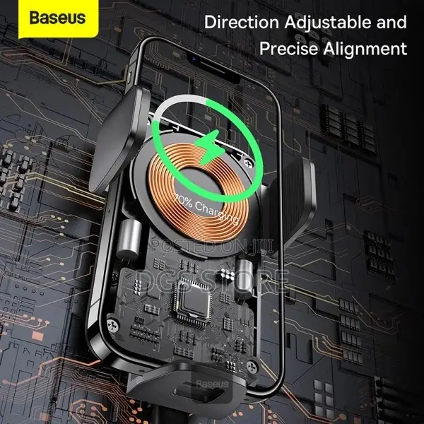 Baseus Wisdom Auto Alignment Car Mount Wireless Charger