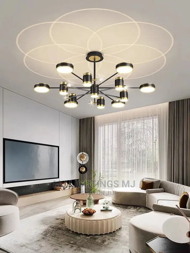 Nordic Creative Starry Ceiling Chandelier Light.