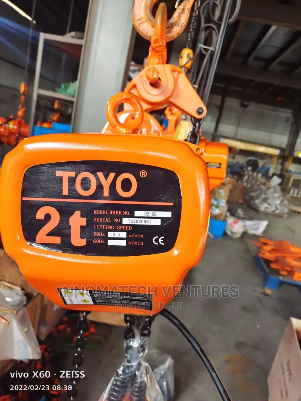 Electric Chain Hoist 2ton