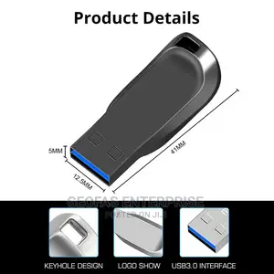 USB 3.0 2TB High Speed Waterproof Flash Drive