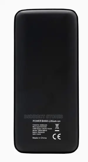 Mitec Universal 6000mah Powerbank Fast Charge Built-in Torch