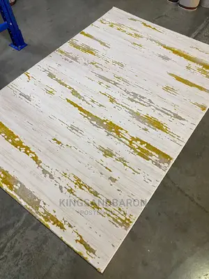 5×7fts Quality Gold and Cream Turkey Center Rug