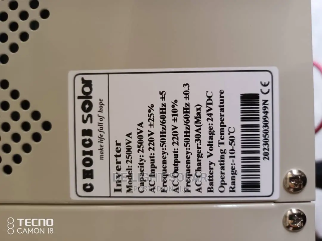2.5kva Choice Inverter
