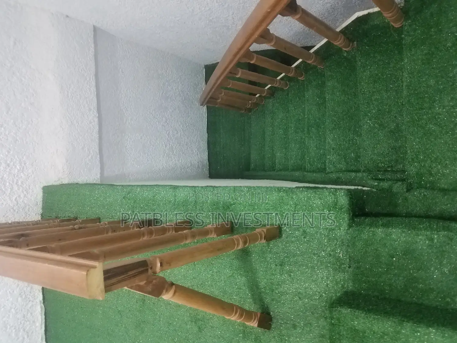 Skillfully Installation of Grass Carpet.