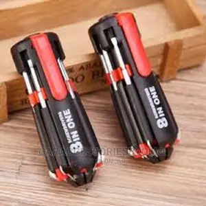 8-in-1 Screwdrivers Tool With Worklight and Flashlight