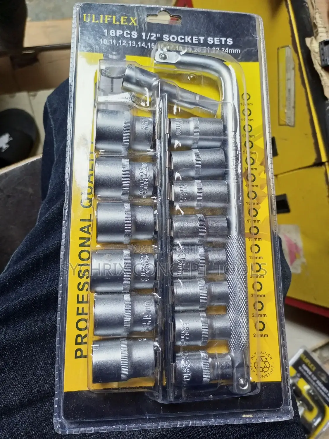 16pcs 1/2" Socket Set