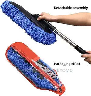Long Adjustable Handle Microfiber Car Duster Cleaner