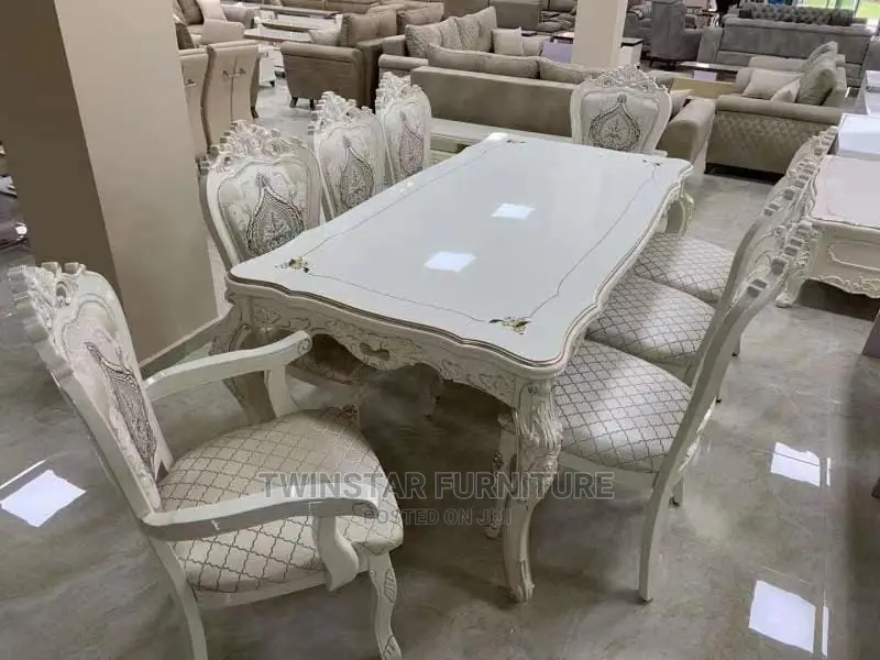 Modern Royal8 Seaters Dinning Table With Chairs