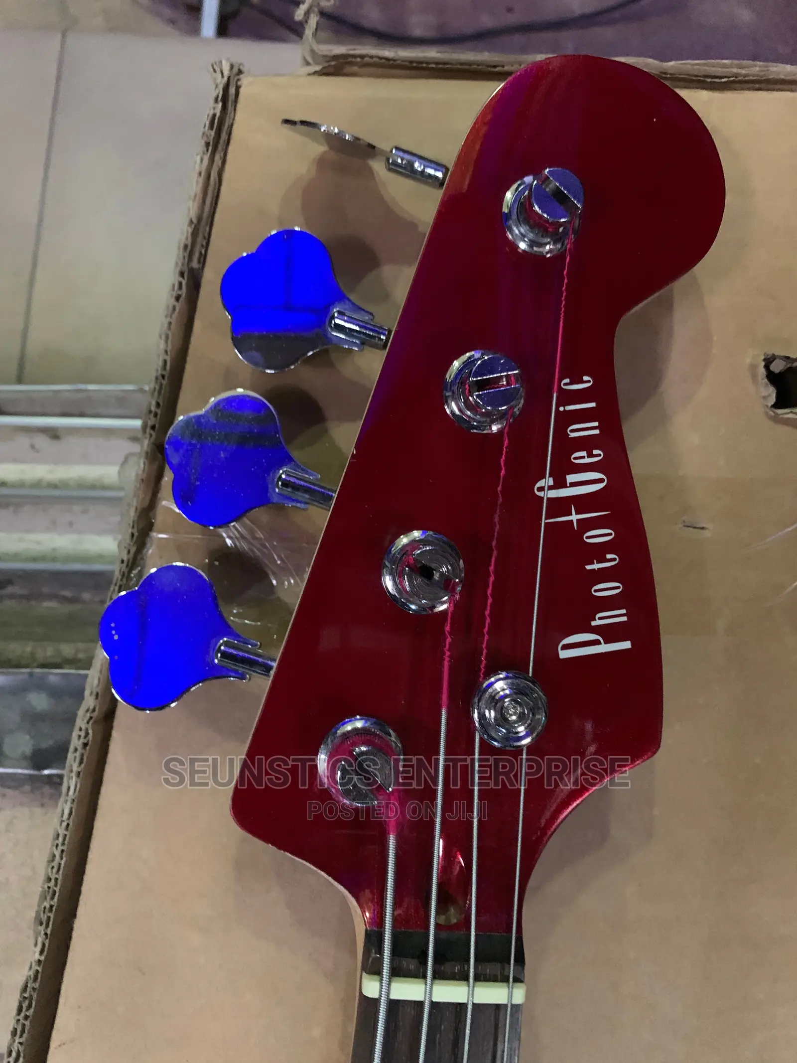 Quality Photogenic Four String Passive Bass Guitar