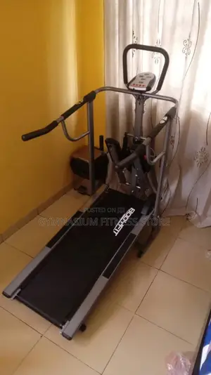 Photo - Manual Treadmill With Stepper, Twister and Push Up 116