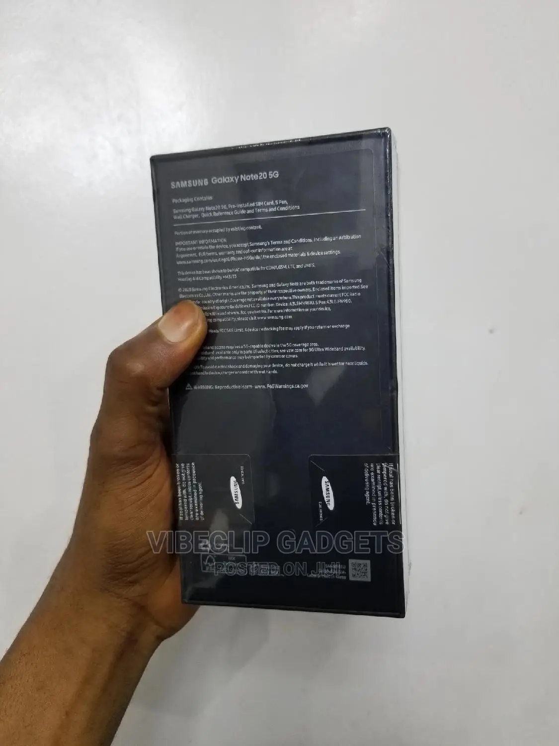 New Samsung Galaxy Note 20 5G 128 GB Black