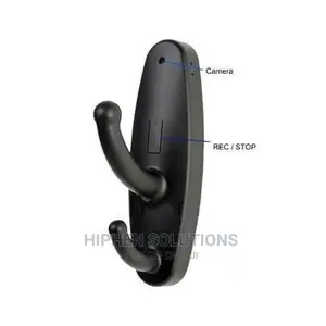 Clothes Hook Motion Detection Hidden Camera - DVR Cam - 30fps - Black