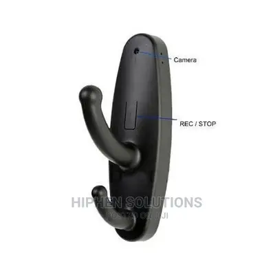 Clothes Hook Motion Detection Hidden Camera - DVR Cam - 30fps - Black