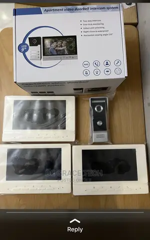 Wired Video Intercom System, 7 Inches Video Doorbell Door