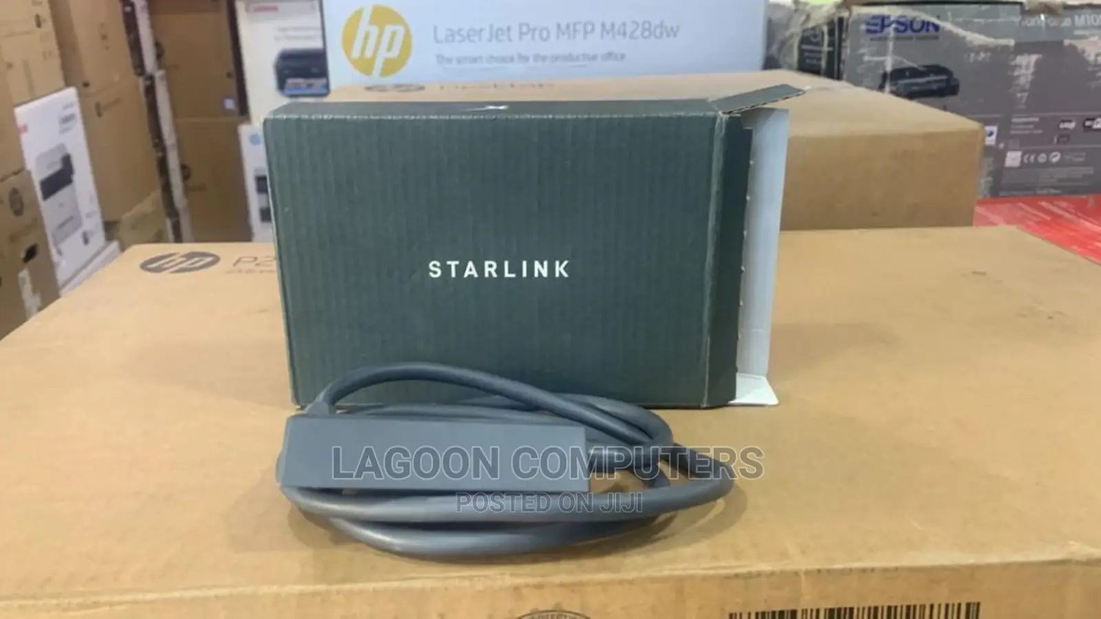 Starlink Ethernet Adapter for Wired External Network, Black