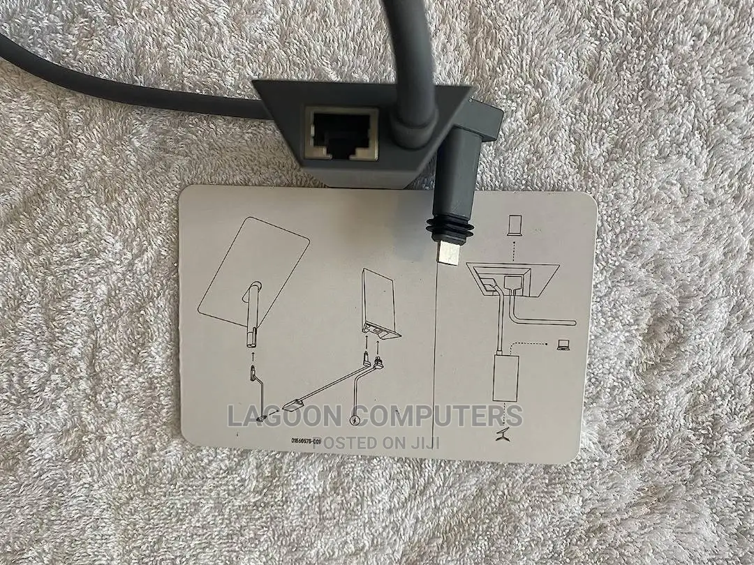 Starlink Ethernet Adapter for Wired External Network, Black