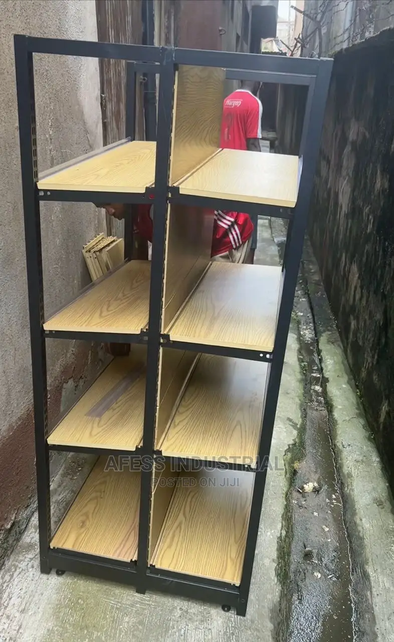 Wooden Supermarket Store Racks