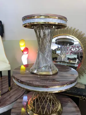 Exclusive Marble Center Table With Size Stool