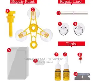 Car Window Glass Repair Resin Curing Glue Windshield Kit