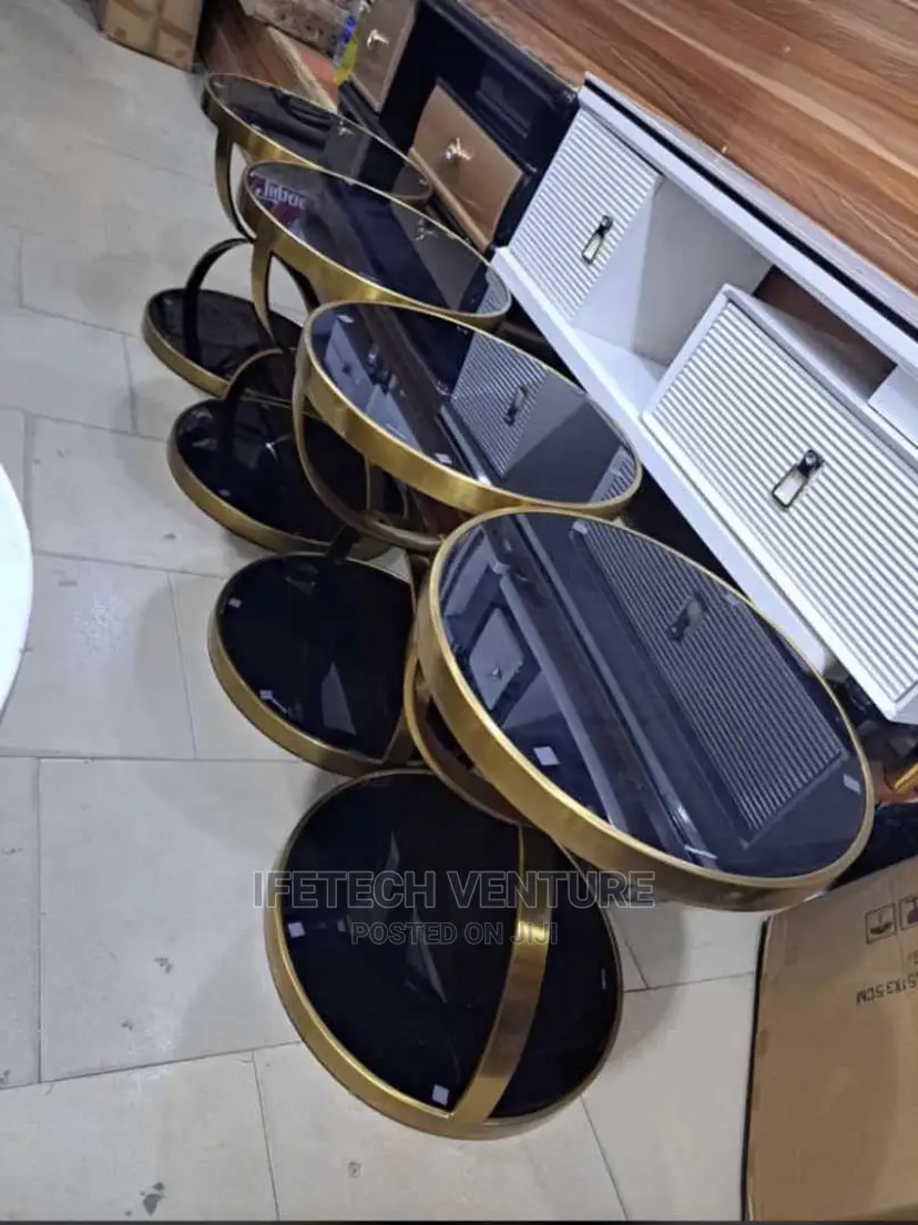 Golden Side Stool