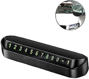 Plastic Car Temporary Parking Card Plate
