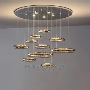 High-End Theme Restaurant Glass Lamp Designer Chandelier.