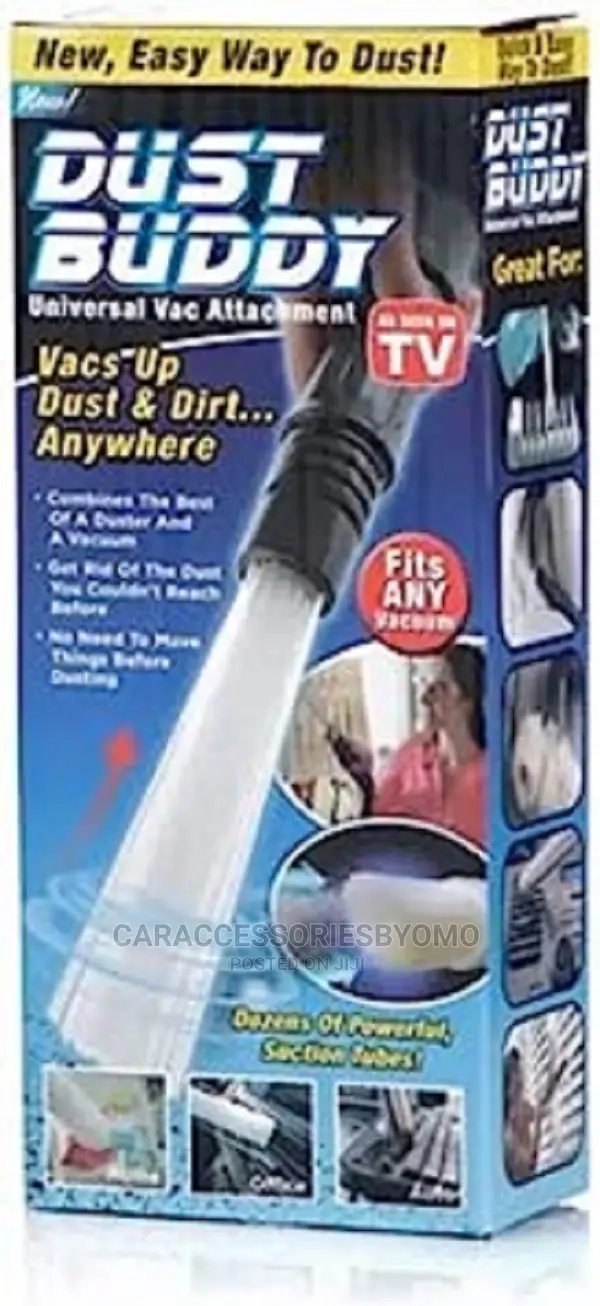 Dust Buddy Universal Vacuum Attachment Dirt Duster Cleaner