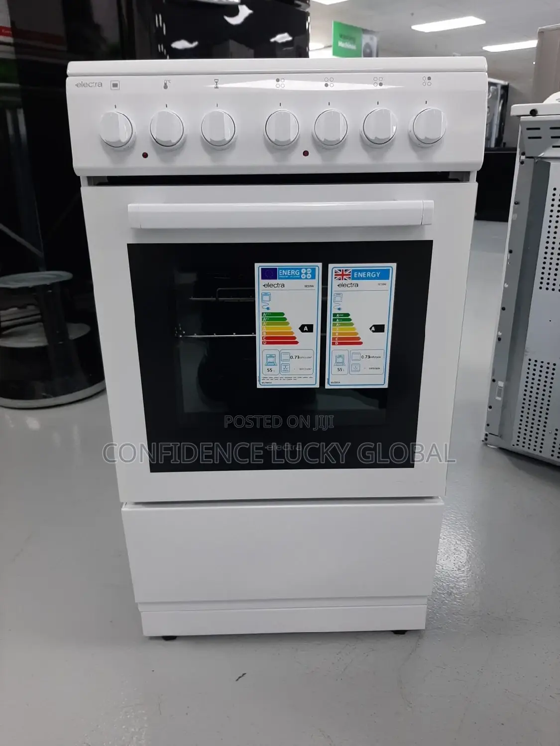 Electra Se50w Electric Cooker With Solid Plate Hob
