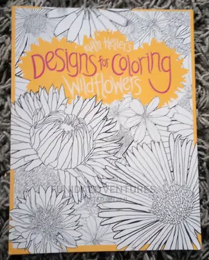 Adult Colouring Book - Wildflowers