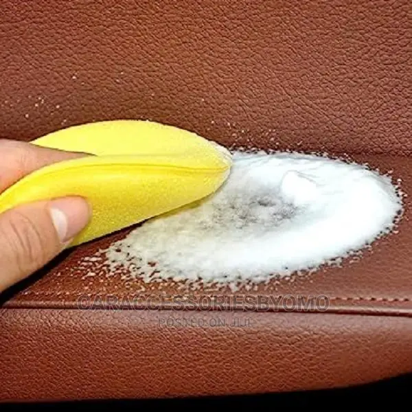 Super Soft Car Cleaning Yellow Round Car Foam 6pc