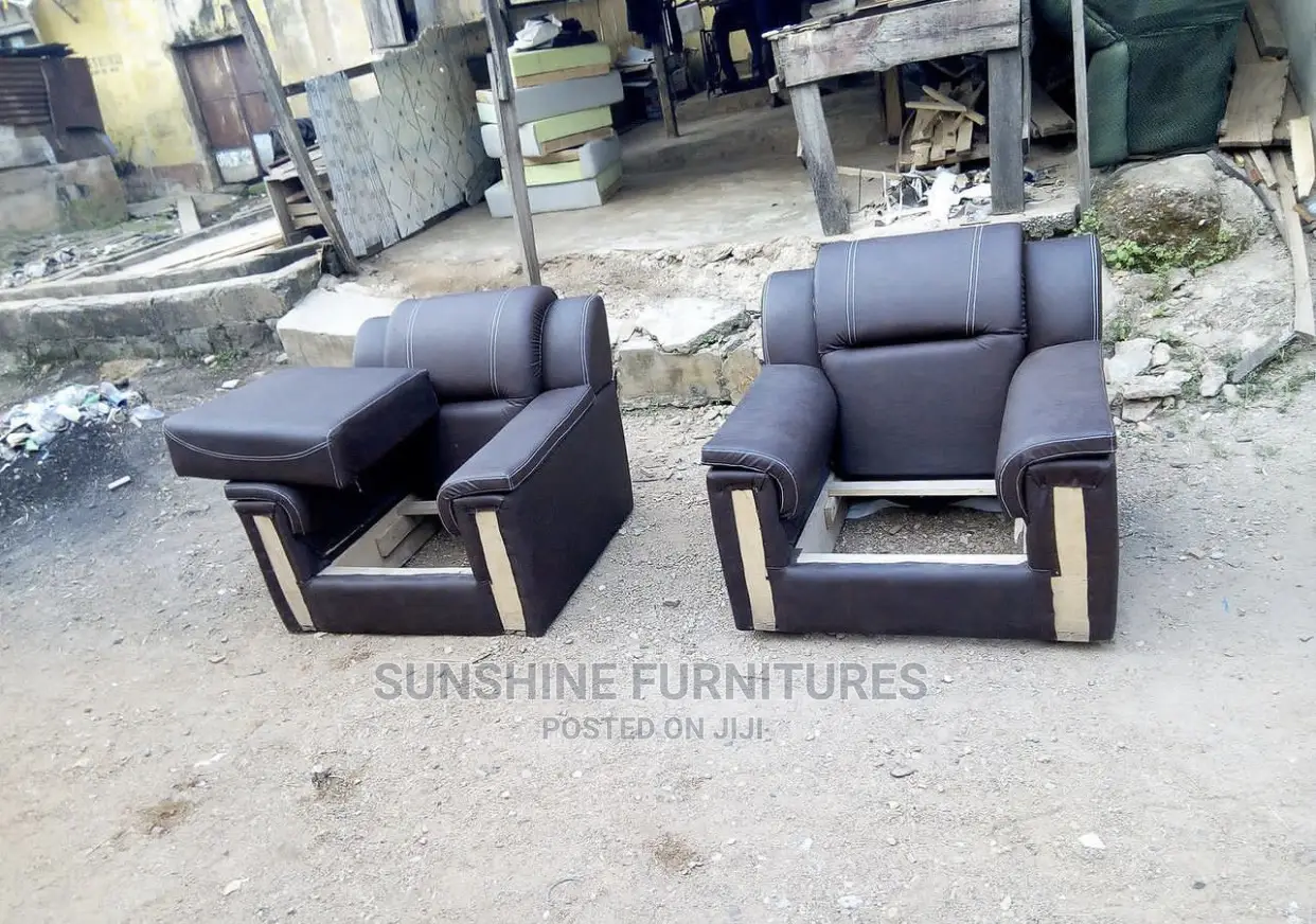 Complete Set of Leather Sofa