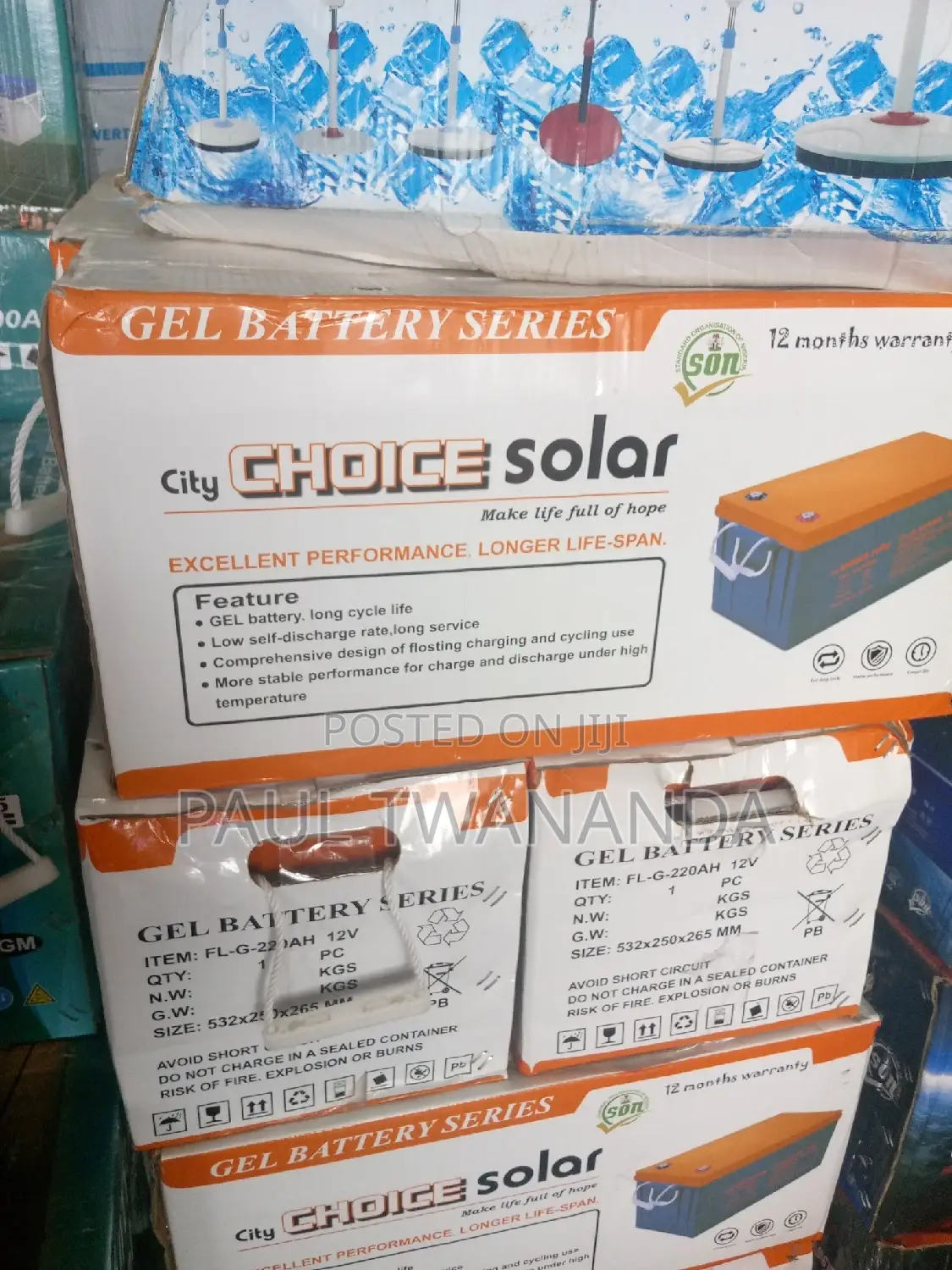 Choice Battery 220ah Dry Cell