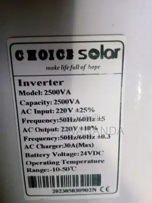 Choice 2.5kva Inverter