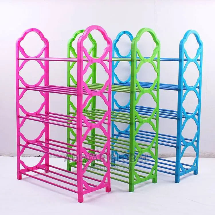 5 Layers Steps Plastic Shoe Rack