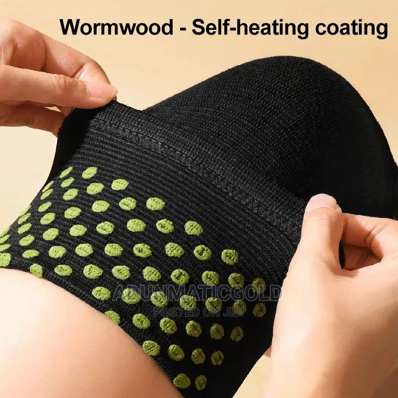 Self Heating Wormwood Long Knee Brace