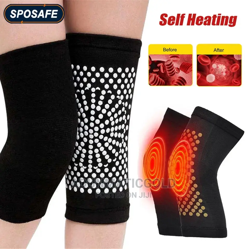 Self Heating Wormwood Long Knee Brace