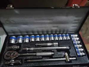 Quality 1⁄2" Dr Socket Set 24pcs Chrome Vanadium
