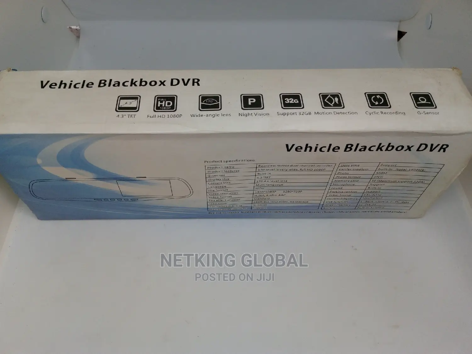 Vehicle Black DVR Camera