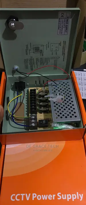Winpossee 4 Channel Fused 12v Dc CCTV Power Supply