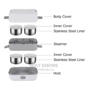 Electric Lunch Box Pluggable Heating Single / Double Layer