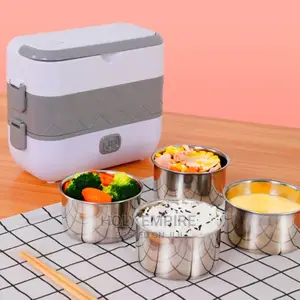 Electric Lunch Box Pluggable Heating Single / Double Layer
