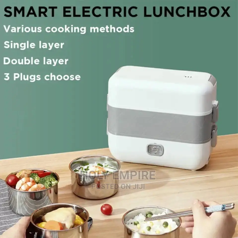 Electric Lunch Box Pluggable Heating Single / Double Layer