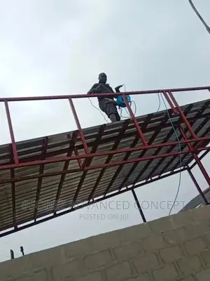 Metallic Iron Industrial Roofing