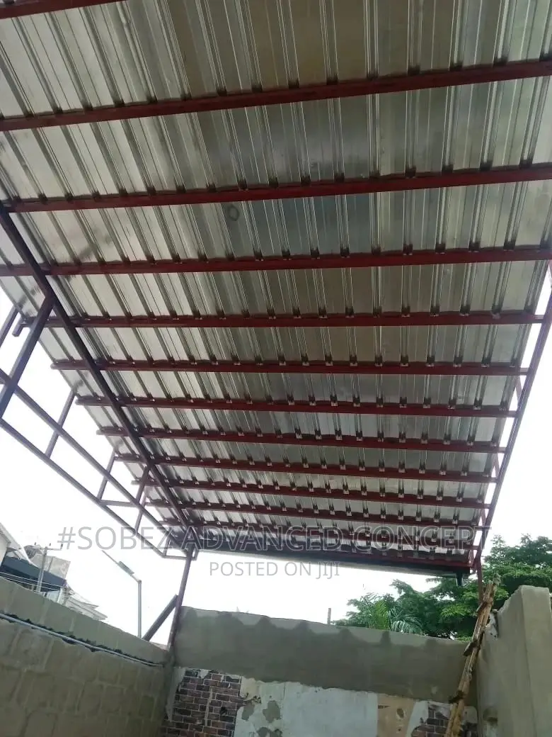 Metallic Iron Industrial Roofing