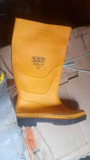 Yellow Safety Rain Boot