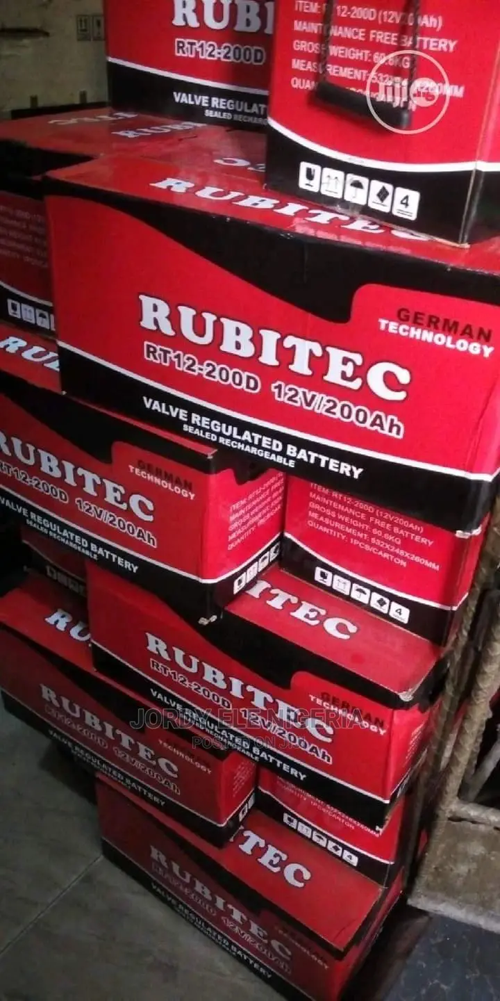 Rubitec Solar Battery 12v 200AH