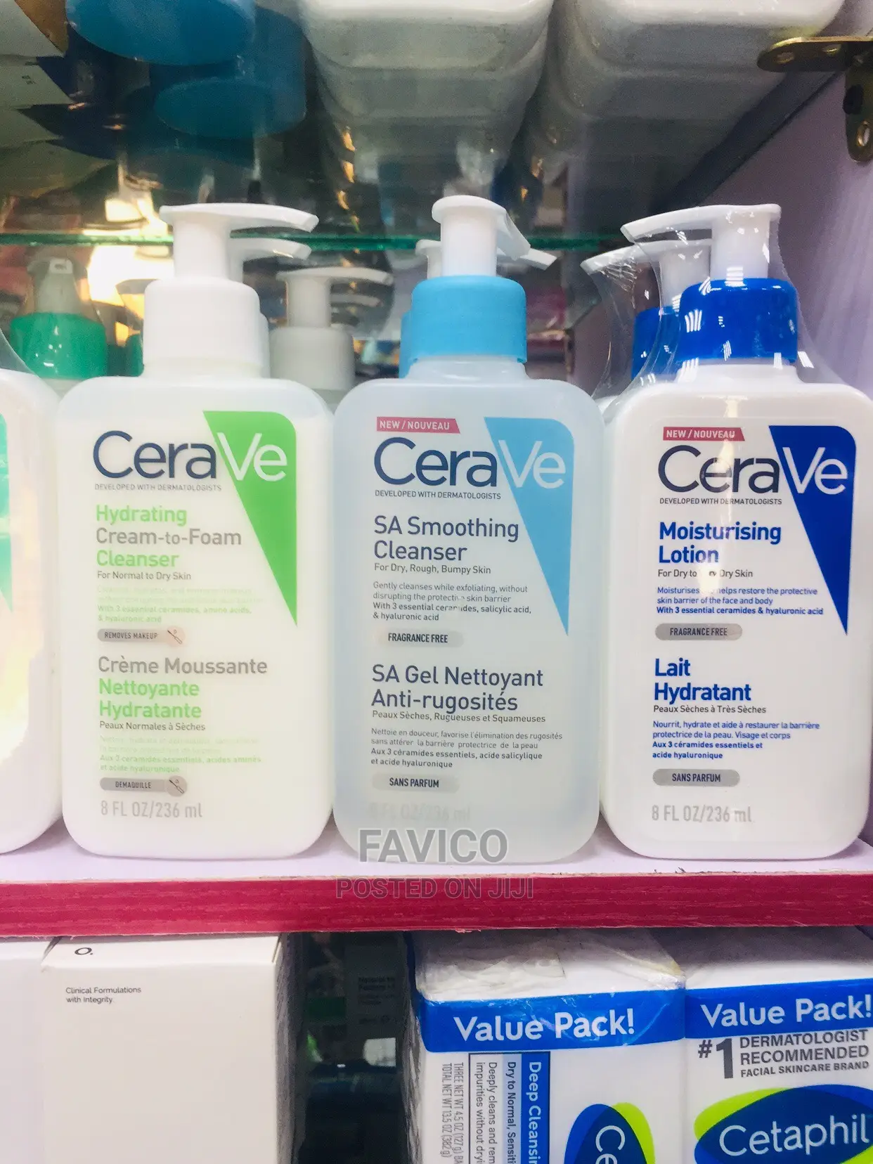 Cerave Lotion an Cleanser
