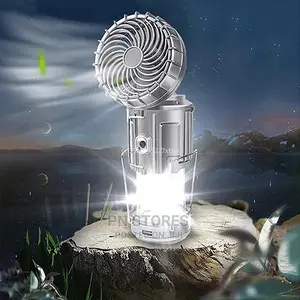 3 in 1 Camping Light With Fan GSH -9399