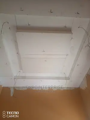 Pop Polystrene Ceiling Installation