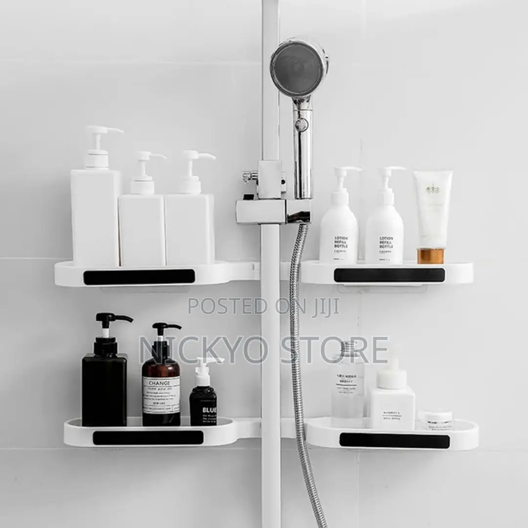 Rotatable Bathroom Corner Shelf